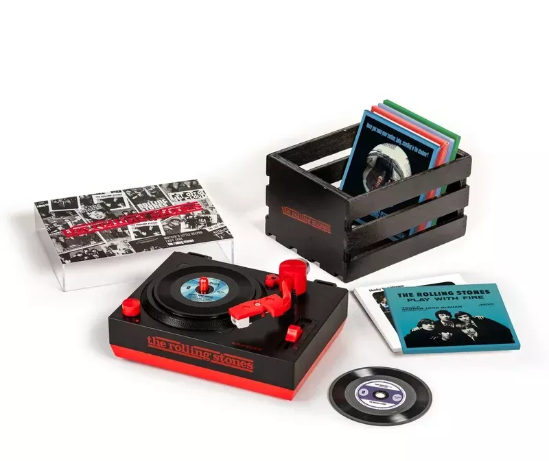 Rolling Stones - 3" Turntable + 6 x 3" Records