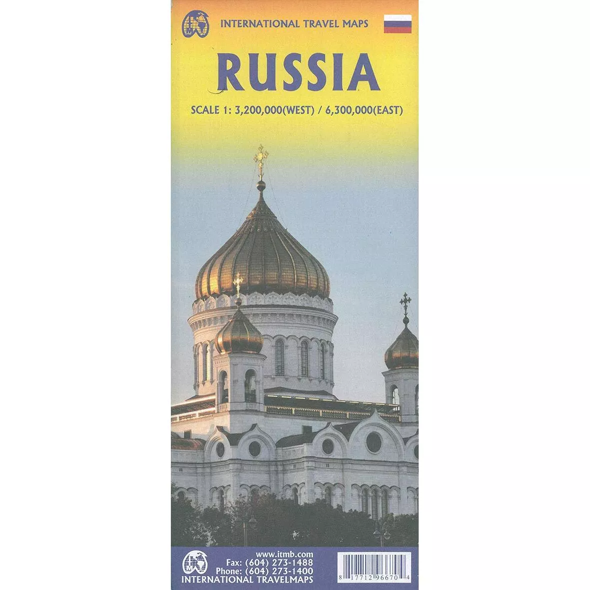Russia Travel Reference Map