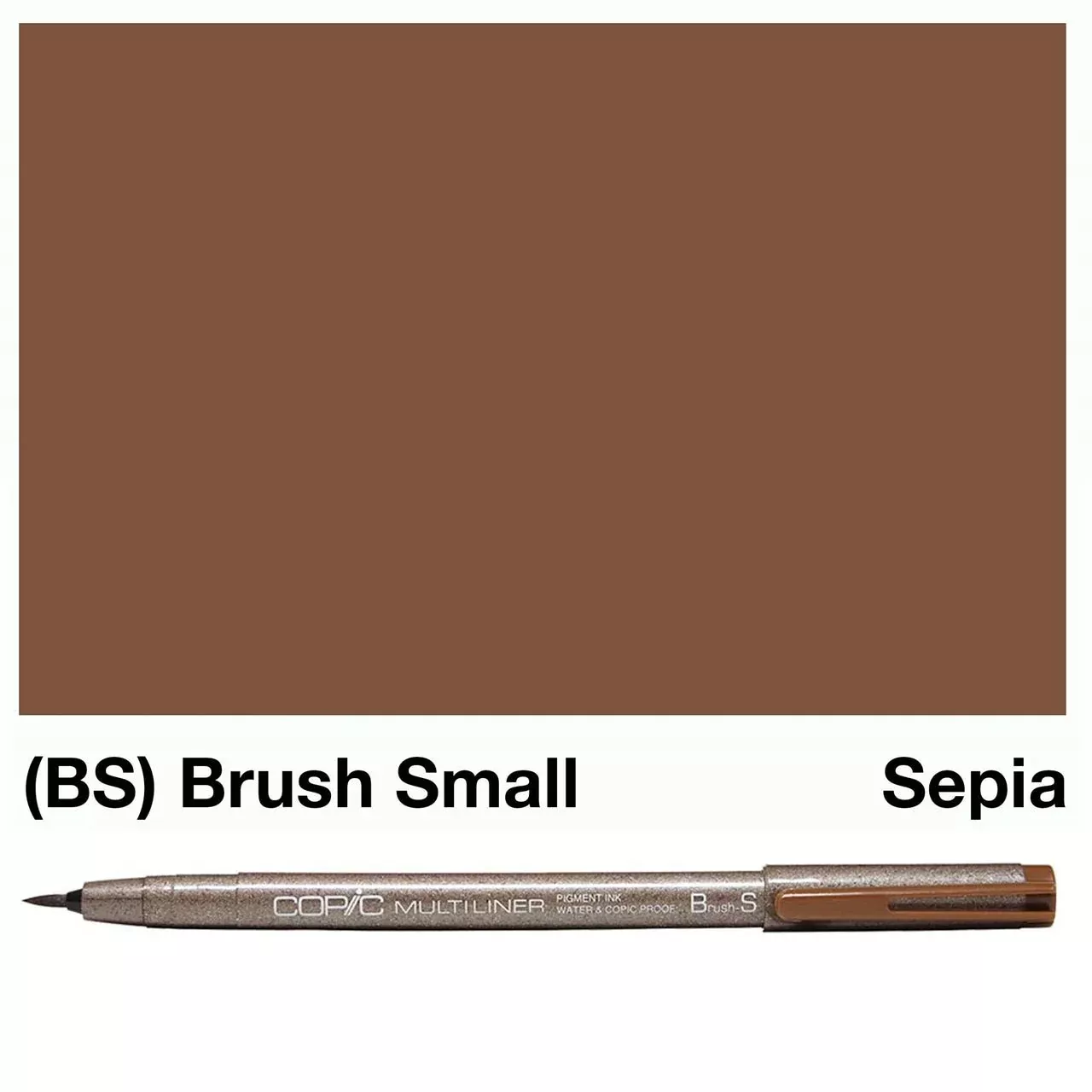 Sepia Copic Multi Liners Brush Small