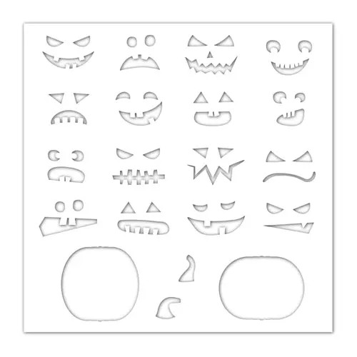 Simon Says Stamp Stencil JACK O'LANTERNS ssst121448