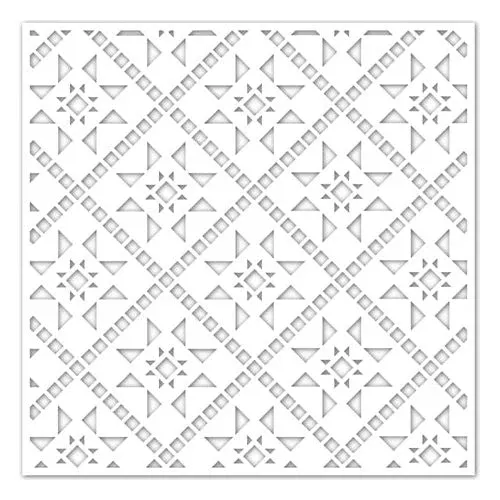 Simon Says Stamp Stencil QUILTED ssst121450