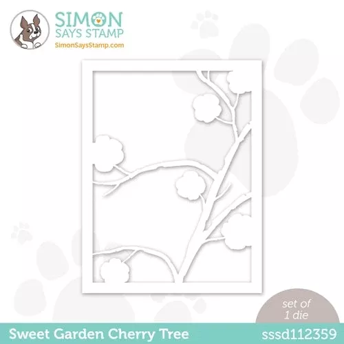 Simon Says Stamp SWEET GARDEN CHERRY TREE Wafer Die sssd112359 *