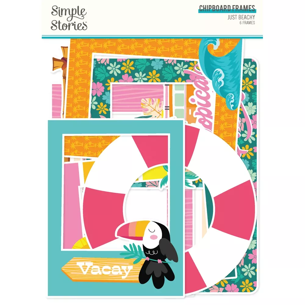Simple Stories Chipboard Frames - Just Beachy, JBY22325