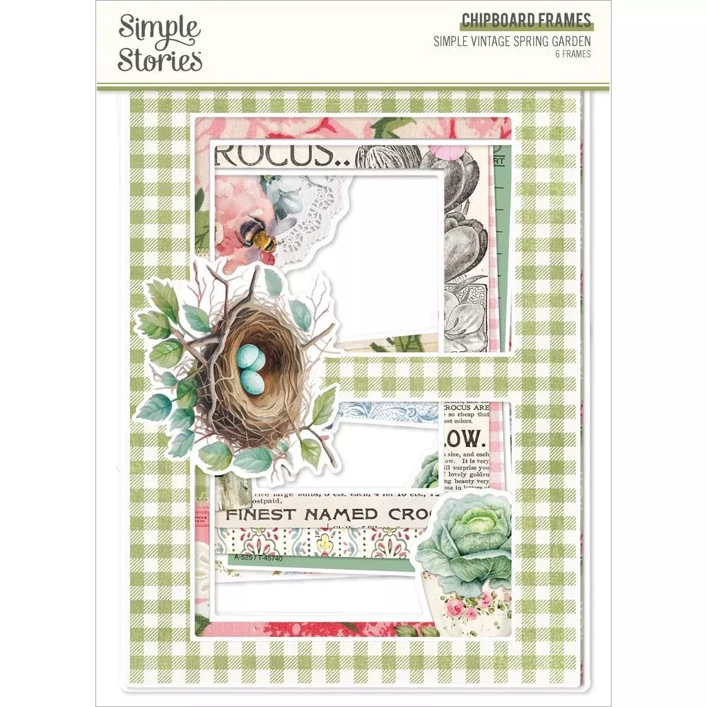 Simple Stories - Chipboard Frames - Simple Vintage Spring Garden, SGD21729