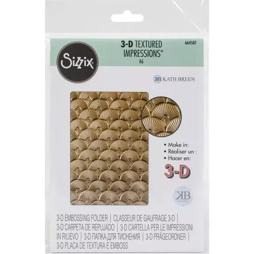 Sizzix 3D Textured Impressions By Kath BreenArt Deco