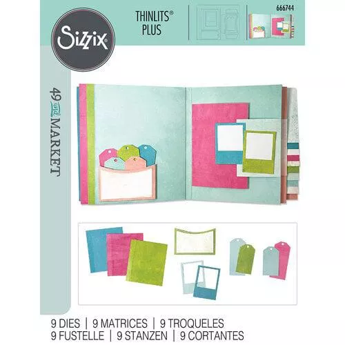 Sizzix - 49 and Market - Thinlits Dies - Journal Essential Pages