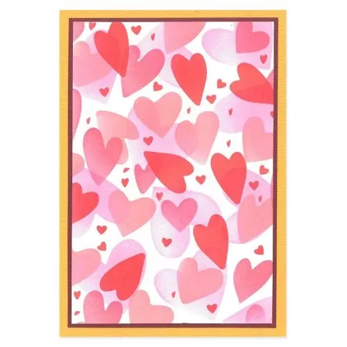 Sizzix - Layered Stencils - Mark Making Hearts
