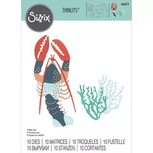 Sizzix - Thinlits Dies - Ocean Critters