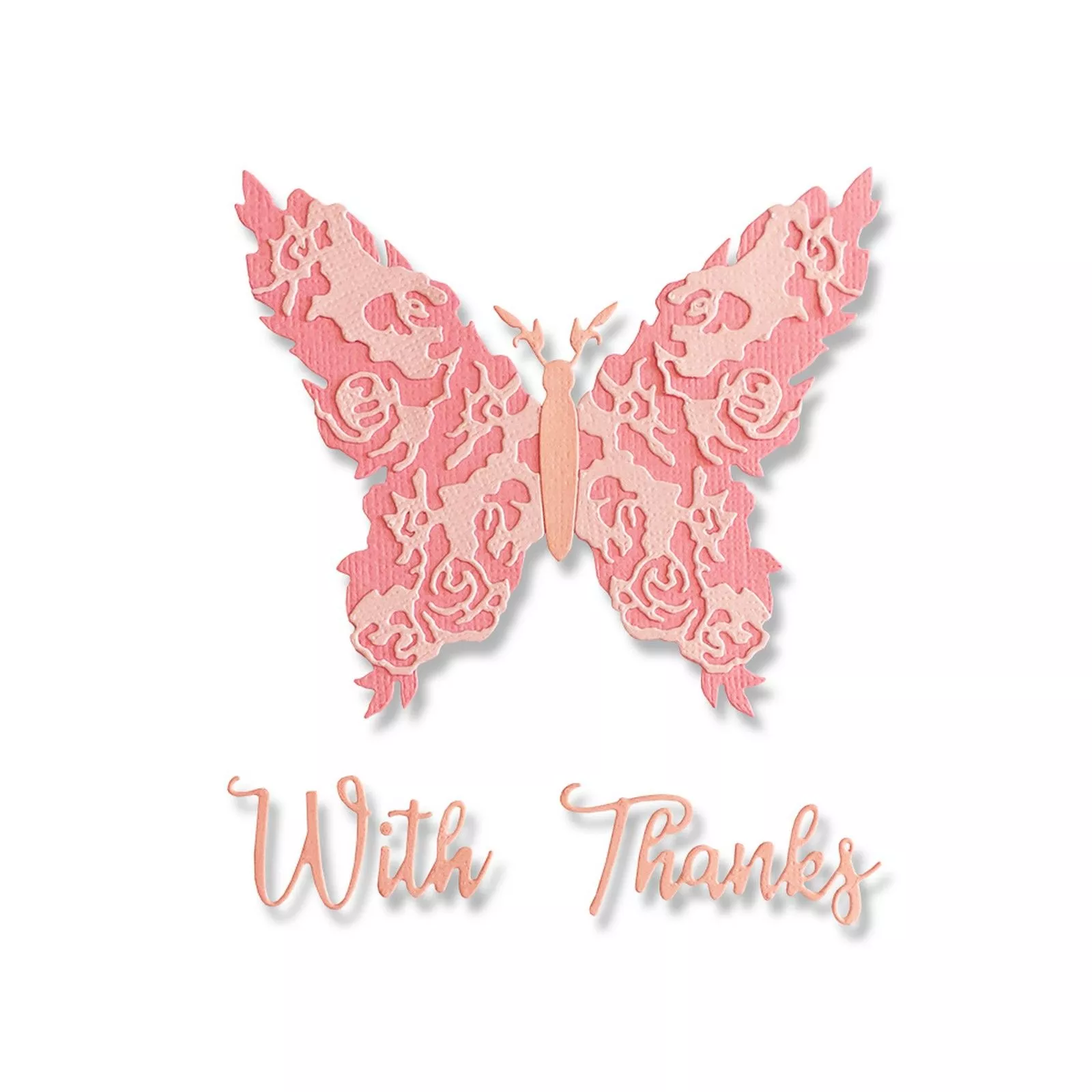 Sizzix • Thinlits Dies With Thanks by Jen Long 5pcs
