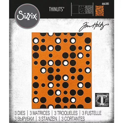 Sizzix - Tim Holtz - Thinlits Dies - Layered Dots