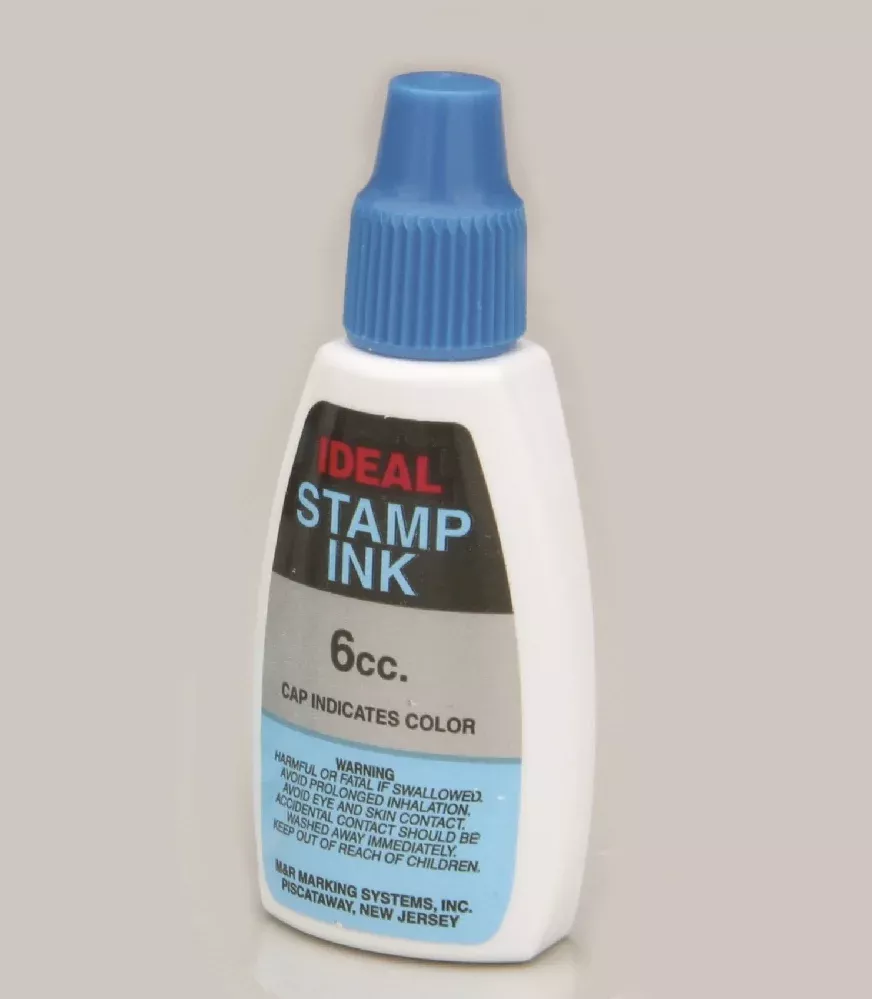 SKILCRAFT Ink Stamp Refills, Blue, 1 Each