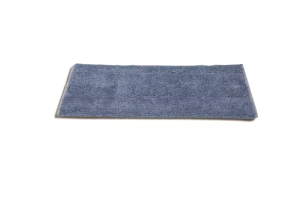 SKILCRAFT Microfiber Flat Mops, Wet Mop, Blue, 18", 1 Each