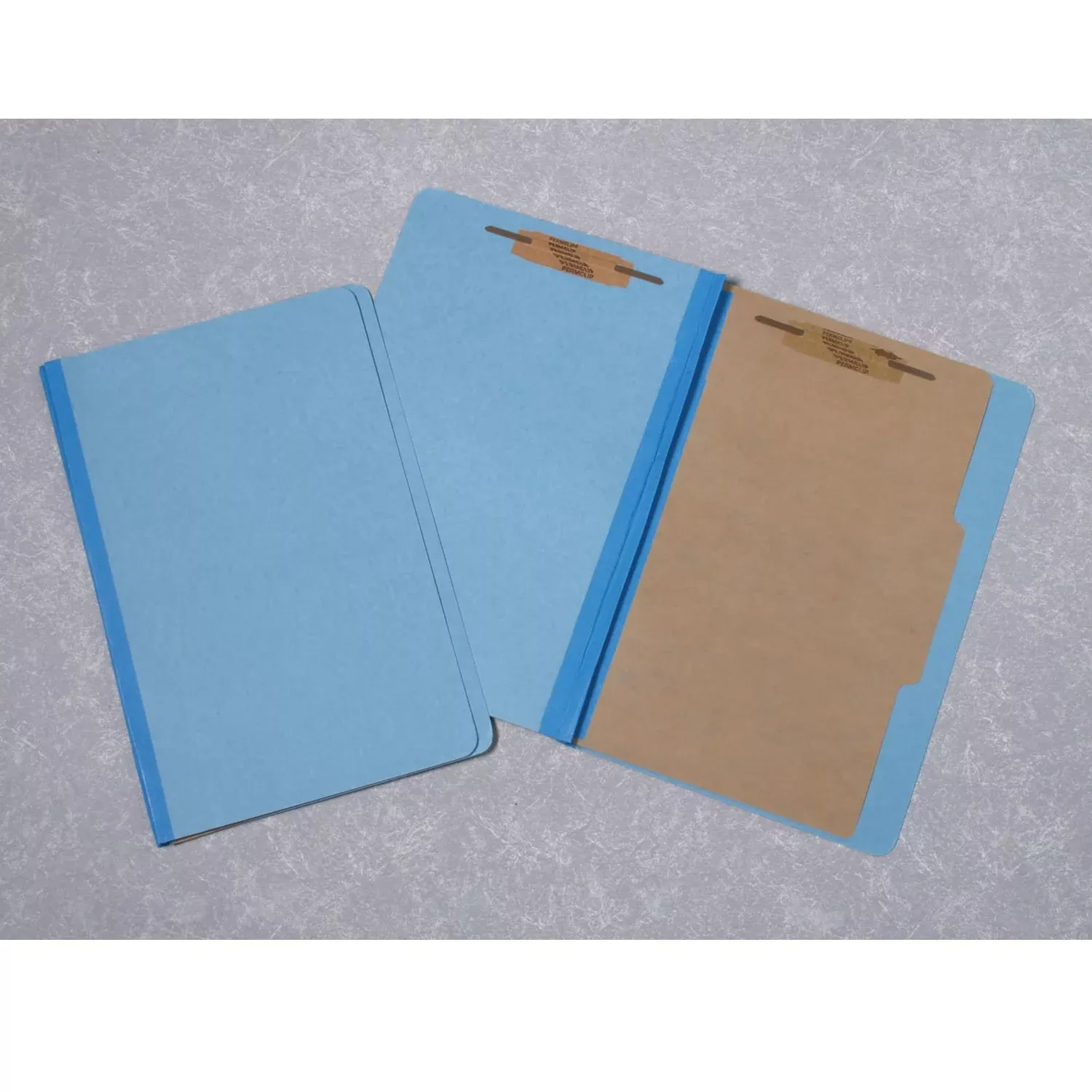 SKILCRAFT Pressboard Classification Folder, 2 Divider, 6 Part, Legal, Earth Red, 1 Each