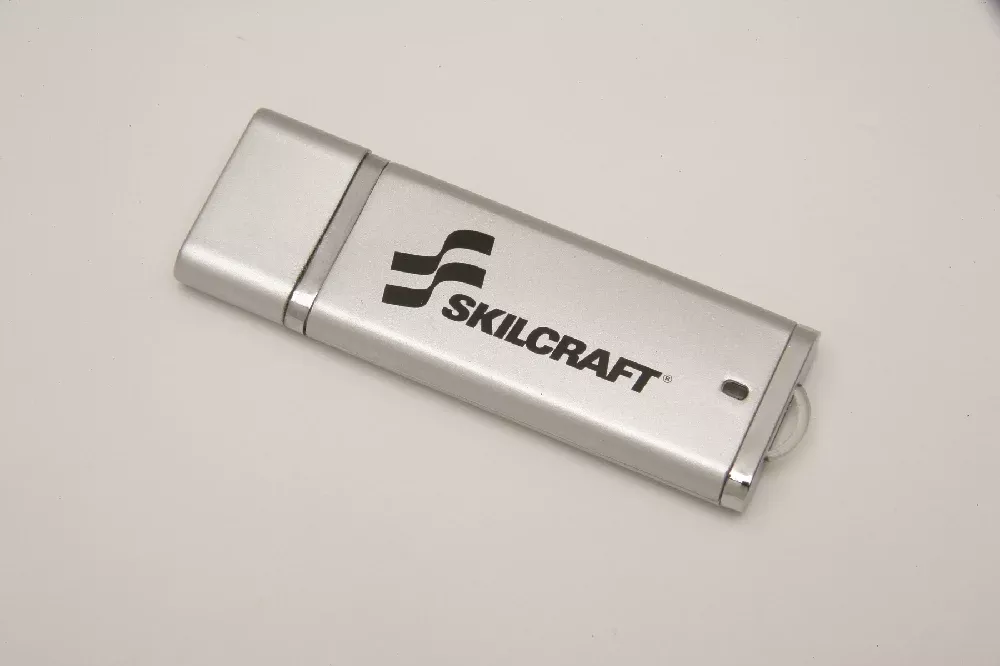 SKILCRAFT USB Flash Drive, 2 GB, 1 Each
