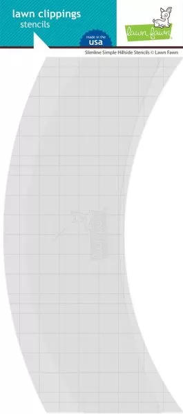 Slimline Simple Hillside Stencils - Lawn Fawn