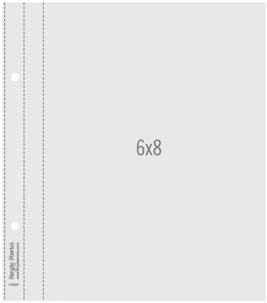 Sn@p! - Flipbook Page Refills - 6"x8" - Simple Stories