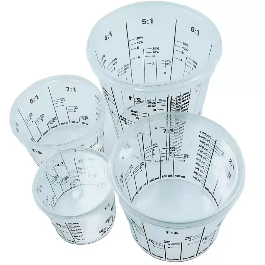 Solid Solutions Resin Mixing Cups 1100mL 5-Pack