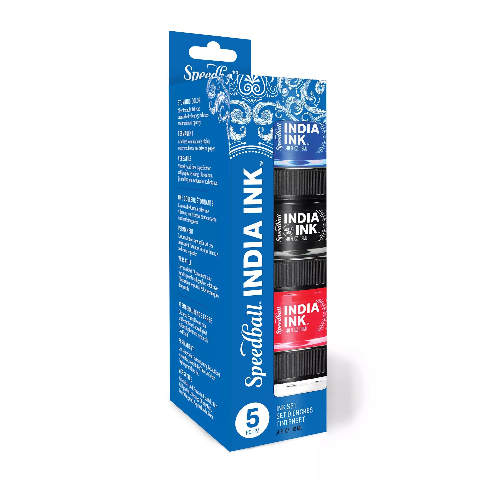 Speedball India Ink 5pc Set
