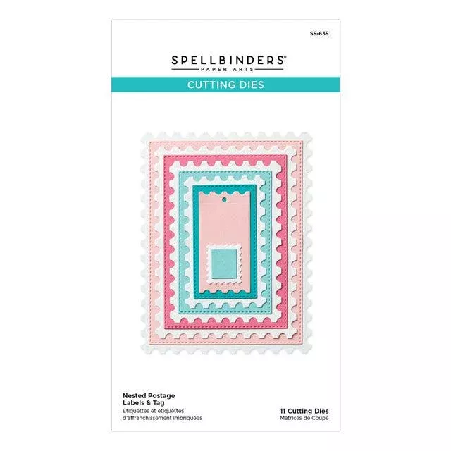 Spellbinders - Bayfair Collection - Dies - Nested Postage