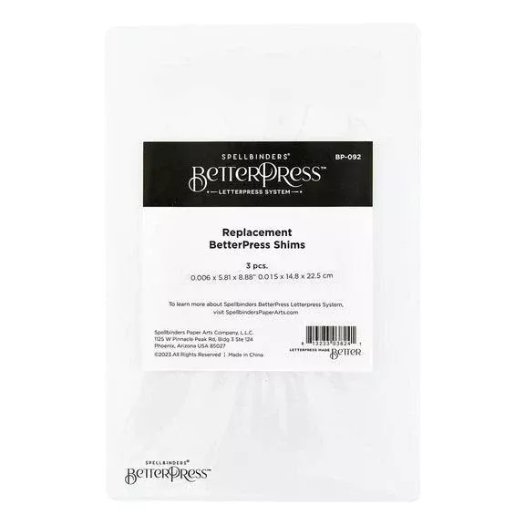 Spellbinders - BetterPress - BetterPress Replacement Shims