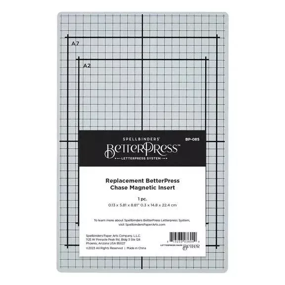 Spellbinders - BetterPress - Replacement BetterPress Chase Magnetic Insert