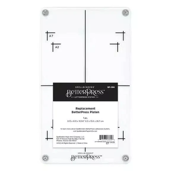 Spellbinders - BetterPress - Replacement BetterPress Platen