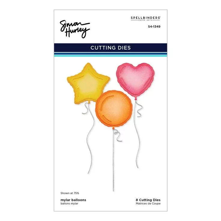 Spellbinders - Birthday Bash Collection - Dies - Mylar Balloons