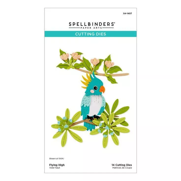 Spellbinders - Cheerful Chirps Collection - Dies - Flying High