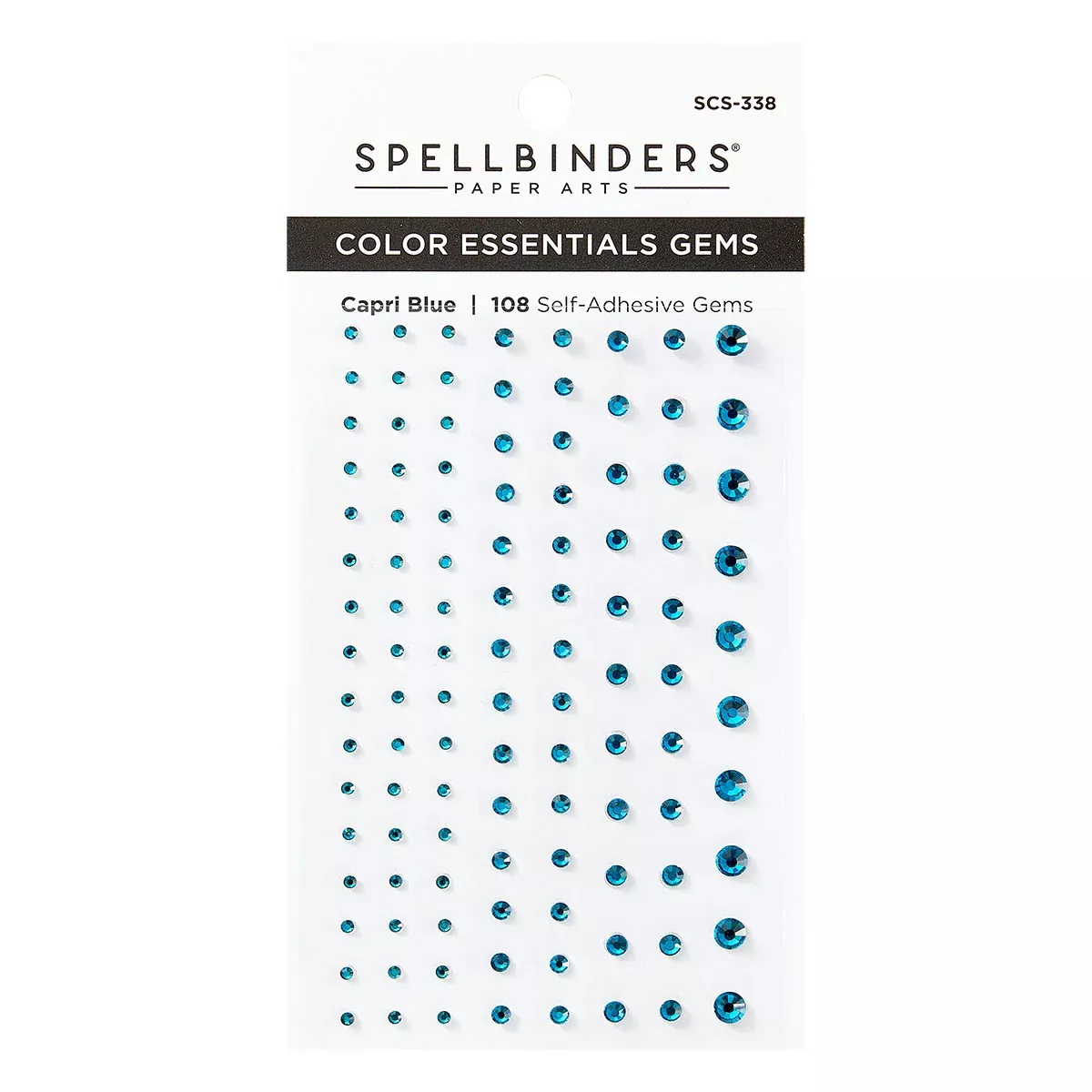 Spellbinders Color Essentials Gems - Capri Blue, SCS-338