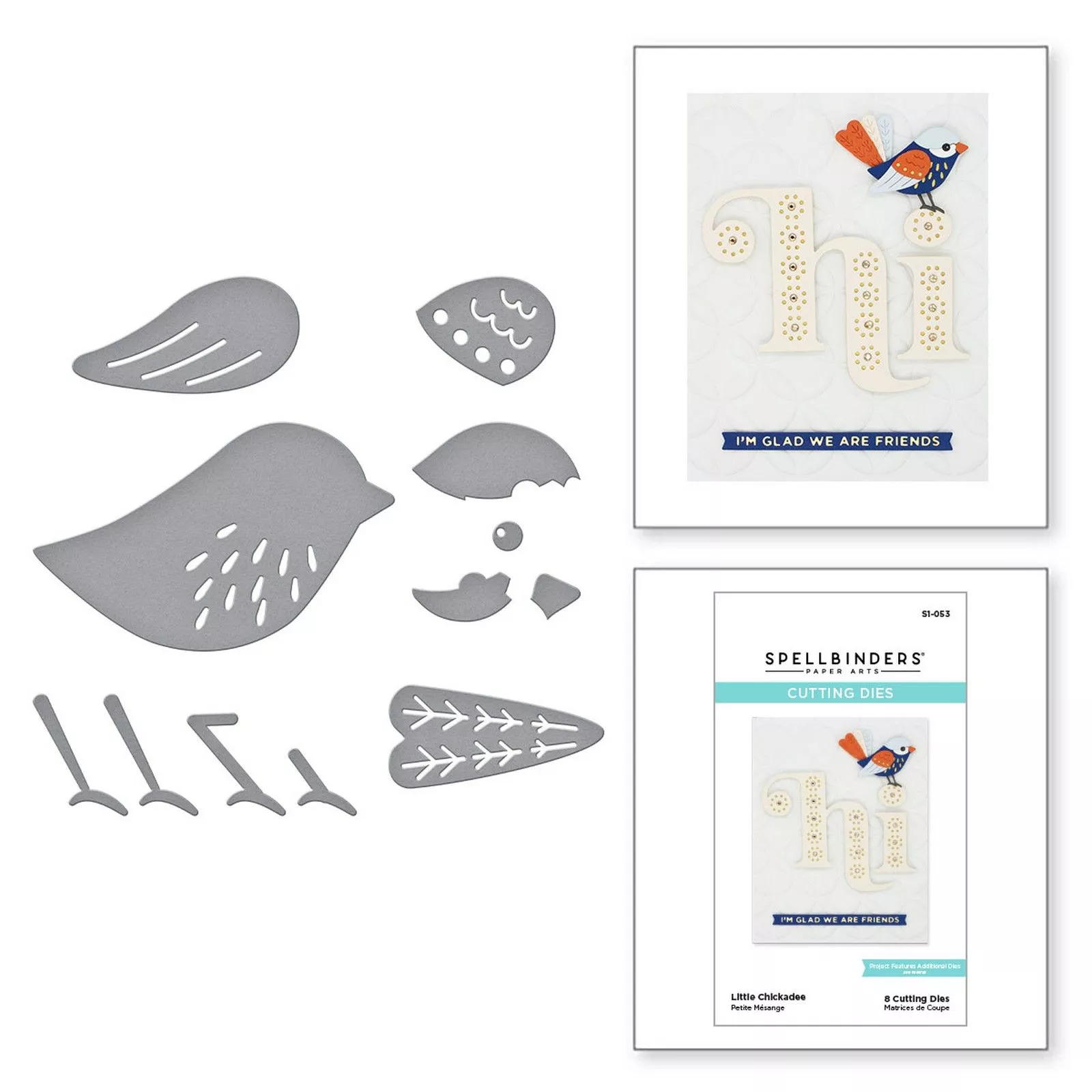 Spellbinders • Cutting Dies Little Chickadee 8pcs