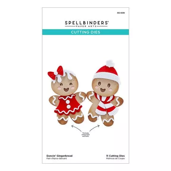 Spellbinders - Dancin' Christmas Collection - Dies - Dancin' Gingerbread