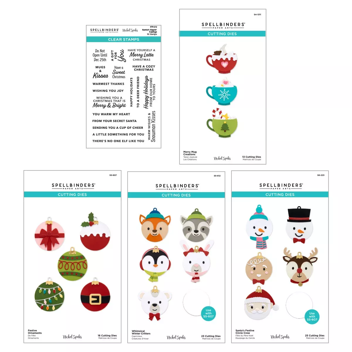 Spellbinders Dies Merry Mug & Circle Delights Bundle, BD-0807 by: Nichol Spohr
