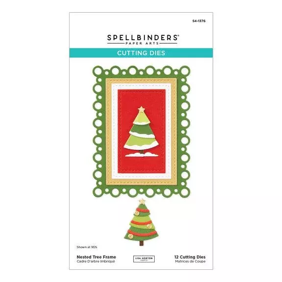 Spellbinders - Essential Holiday Collection - Dies - Nested Tree Frame