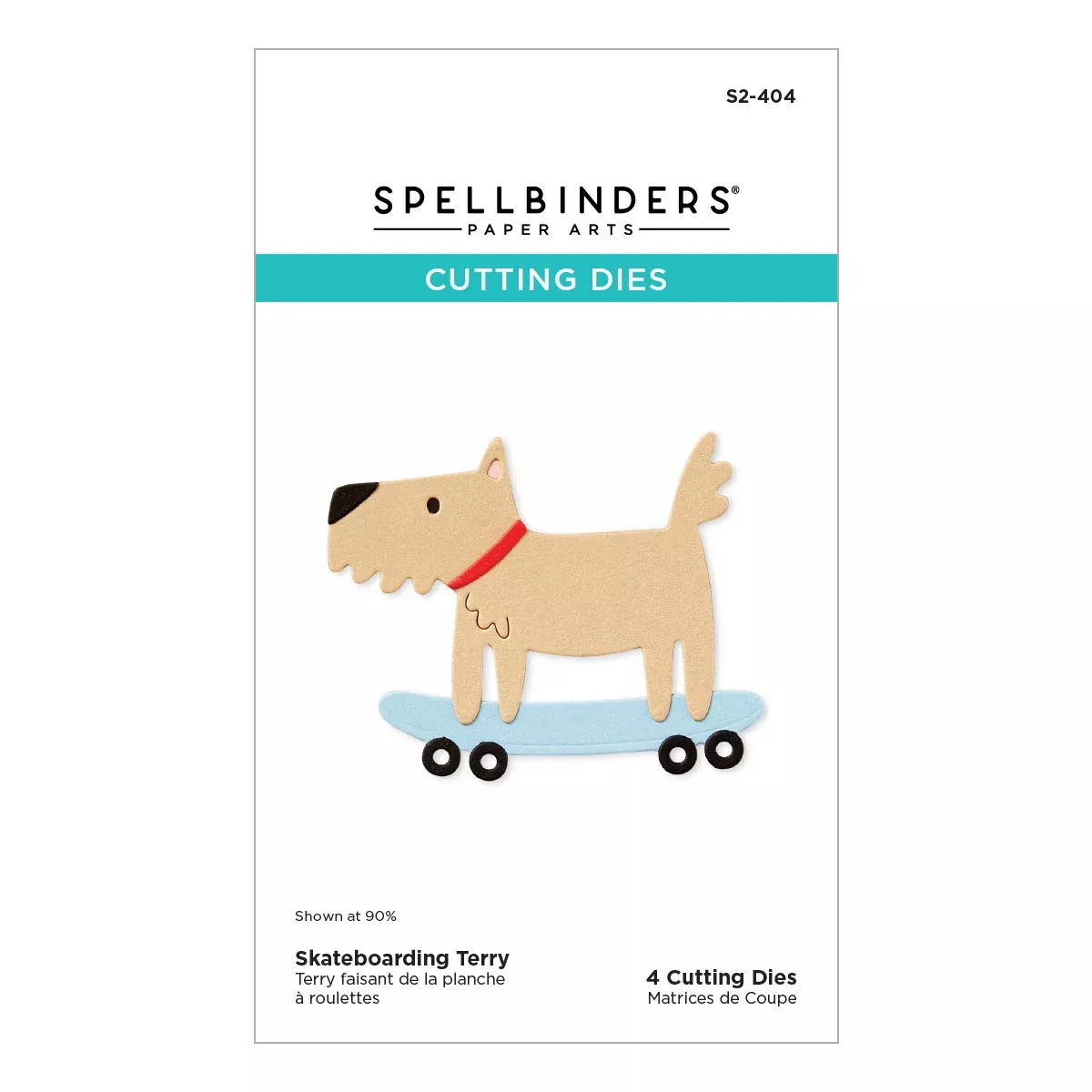 Spellbinders Etched Dies - Skateboarding Terry, S2-404