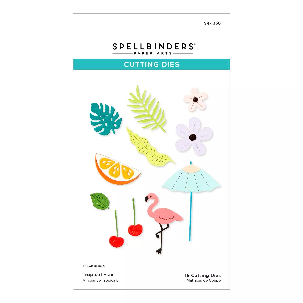 Spellbinders Etched Dies - Tropical Flair, S4-1336
