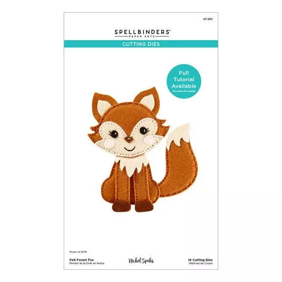 Spellbinders - Felt Stitch & Create Collection - Dies - Felt Forest Fox