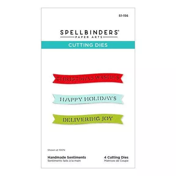 Spellbinders - Handmade Holidays Collection - Dies - Handmade Sentiments