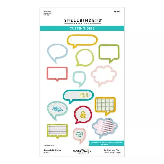 Spellbinders - Just Sayin' Collection - Dies - Speech Bubbles