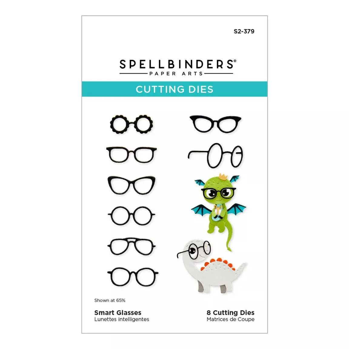 Spellbinders - Monster Birthday Collection - Dies - Smart Glasses