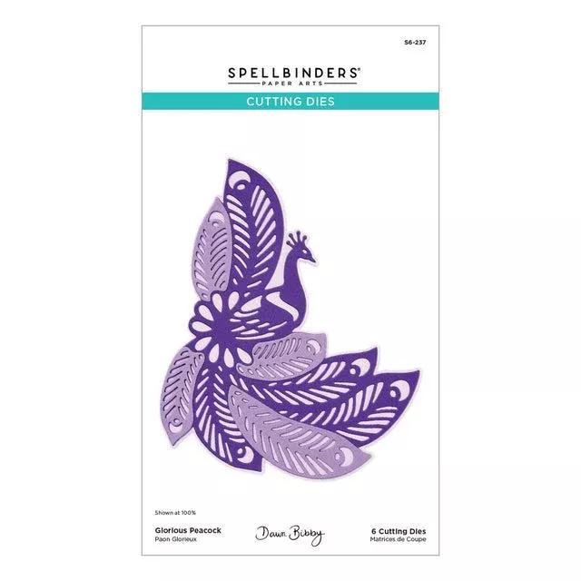Spellbinders - Peacock Paradise Collection - Dies - Glorious Peacock