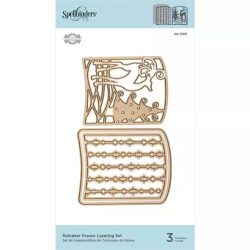 Spellbinders Shapeabilities Dies Holiday Cabinet Inserts