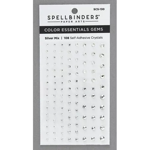 Spellbinders SILVER MIX Color Essential Gems scs-130