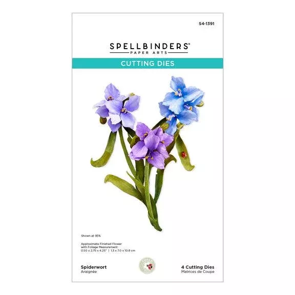 Spellbinders - Through the Meadow Collection - Dies - Spiderwort