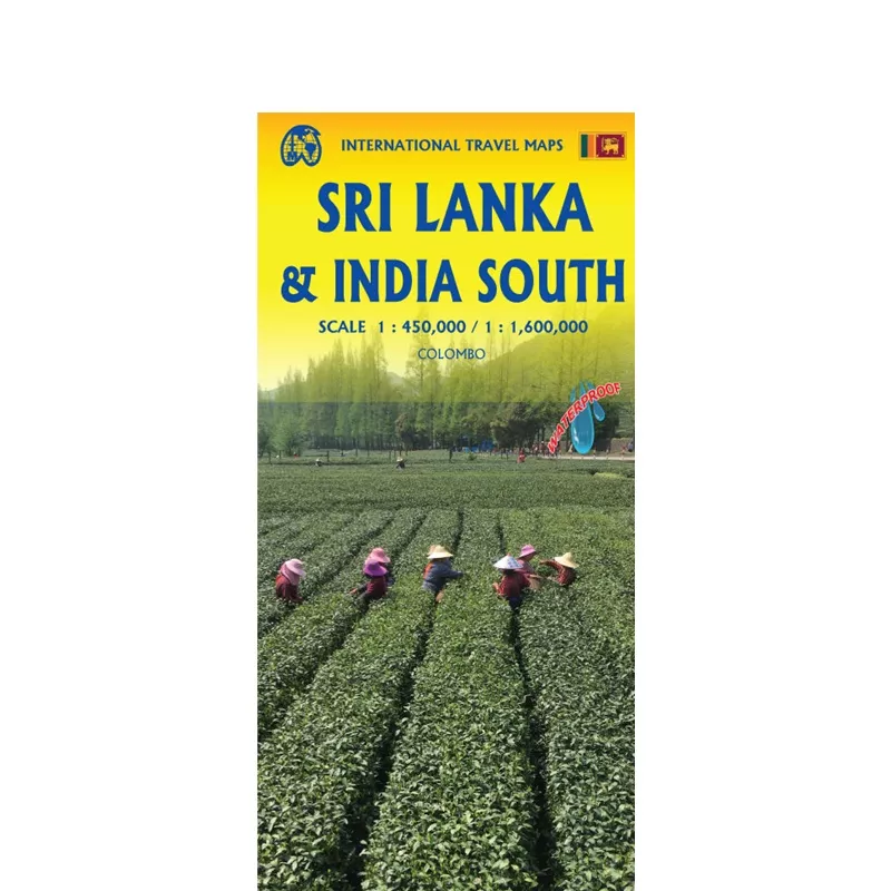 Sri Lanka & India South Map