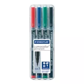 Staedtler Lumocolor Permanent Superfine - Box of 4 Colours (0.4mm)