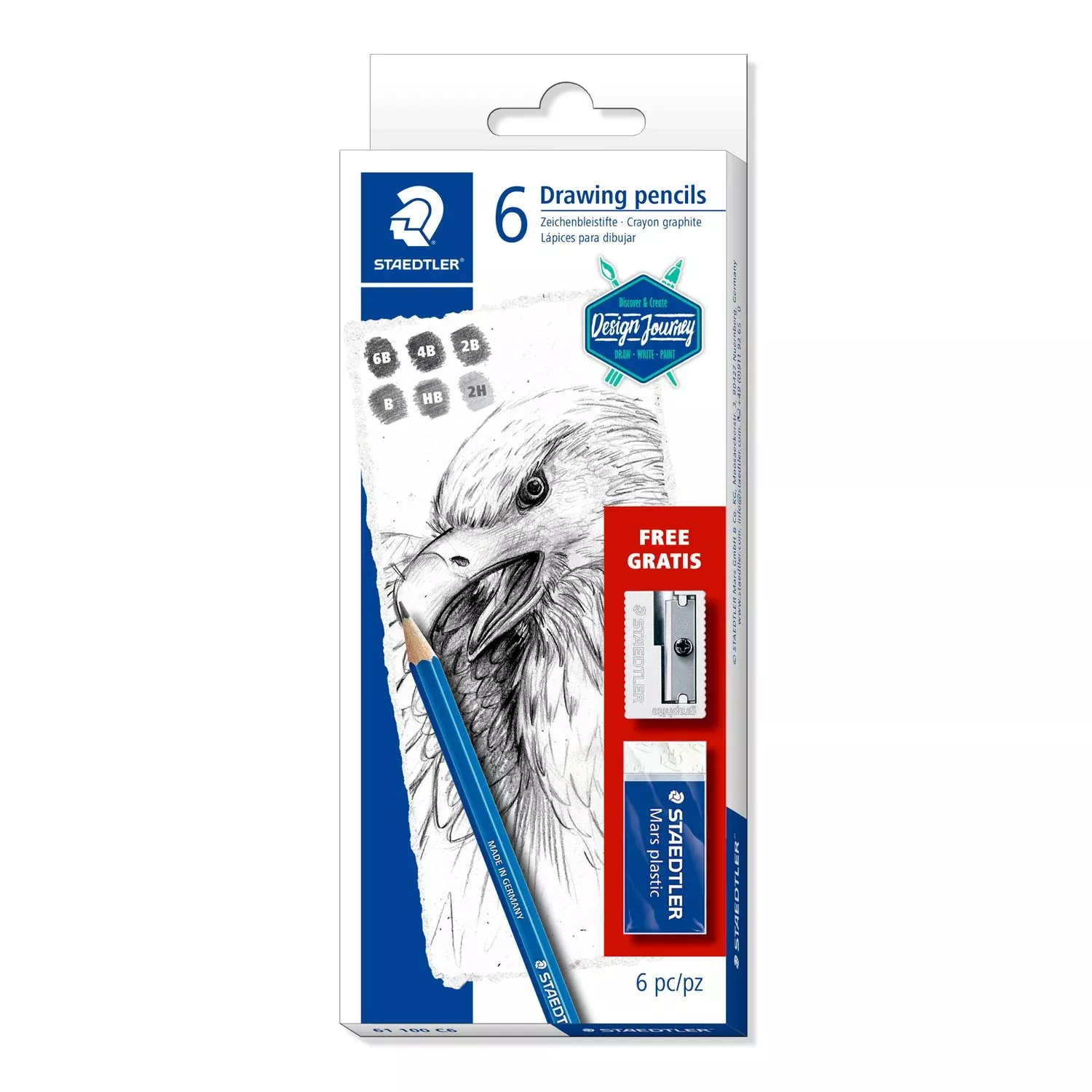 Staedtler Lumograph Cardboard Set 6