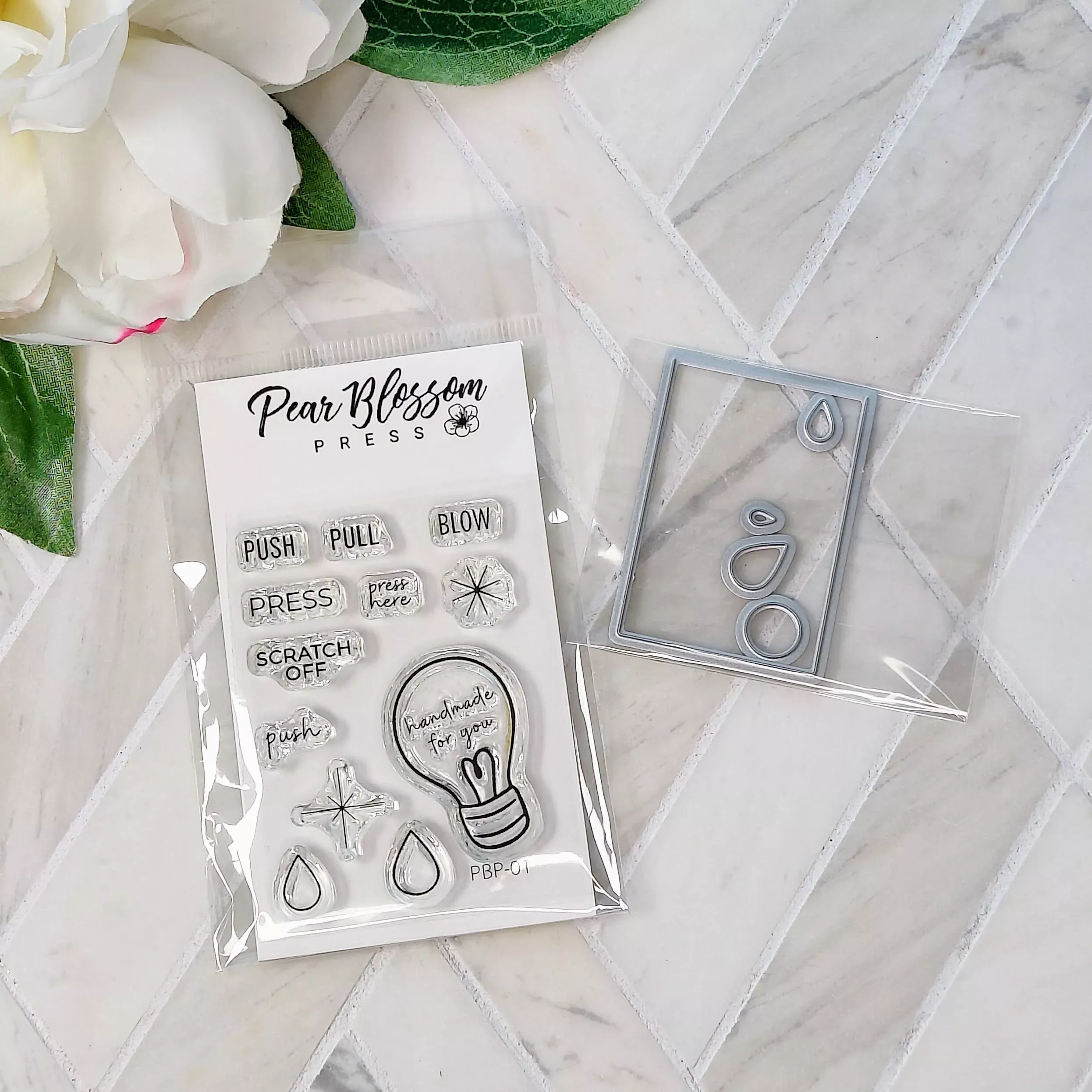 Stamp and Die Combo: Pear Blossom Press-STAMP AND DIE BUNDLE