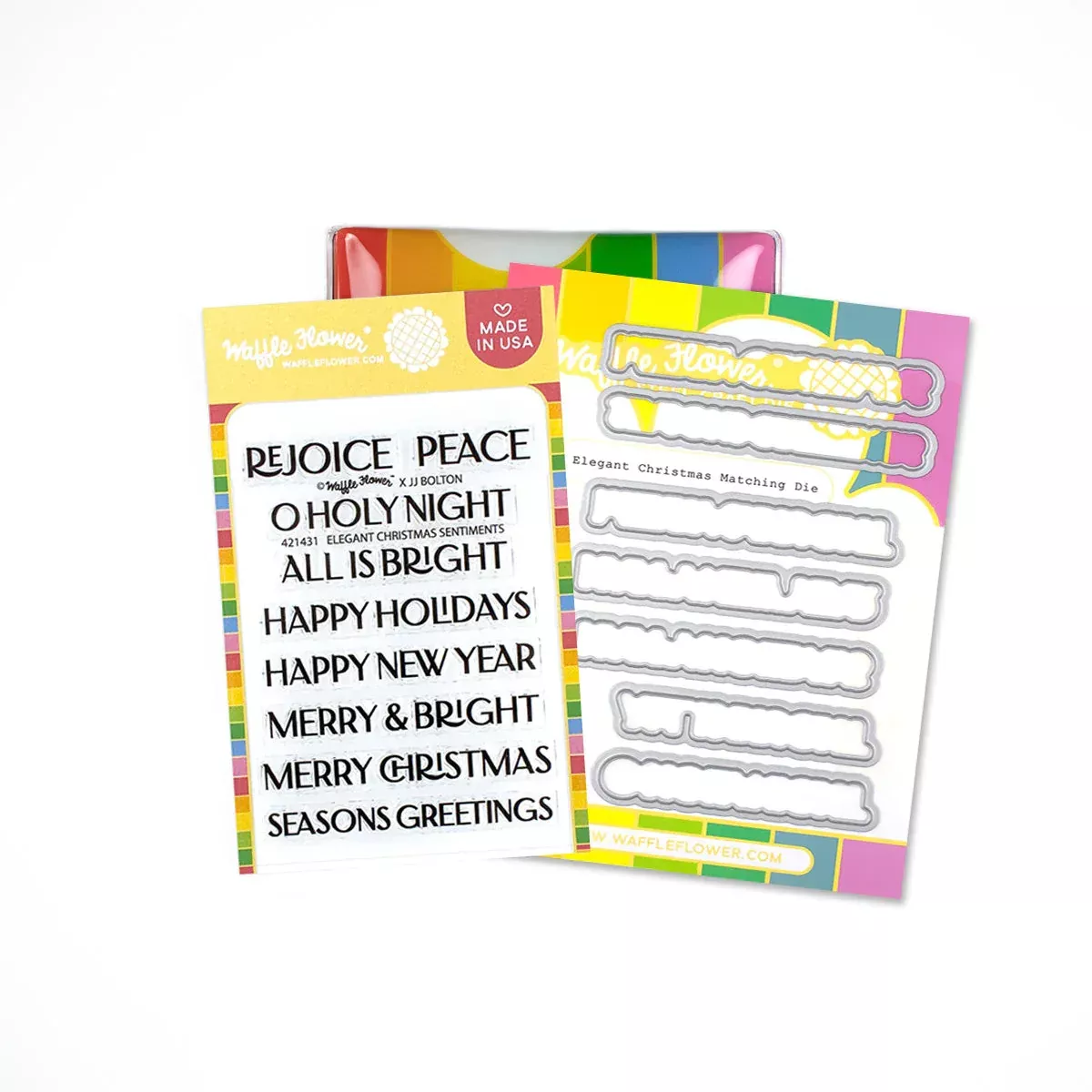 Stamp and Die Combo: Waffle Flower Crafts-Elegant Christmas