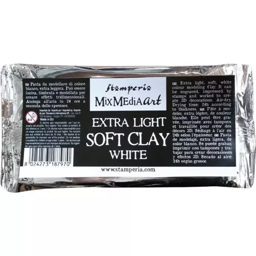 Stamperia WHITE Soft Clay k3p44