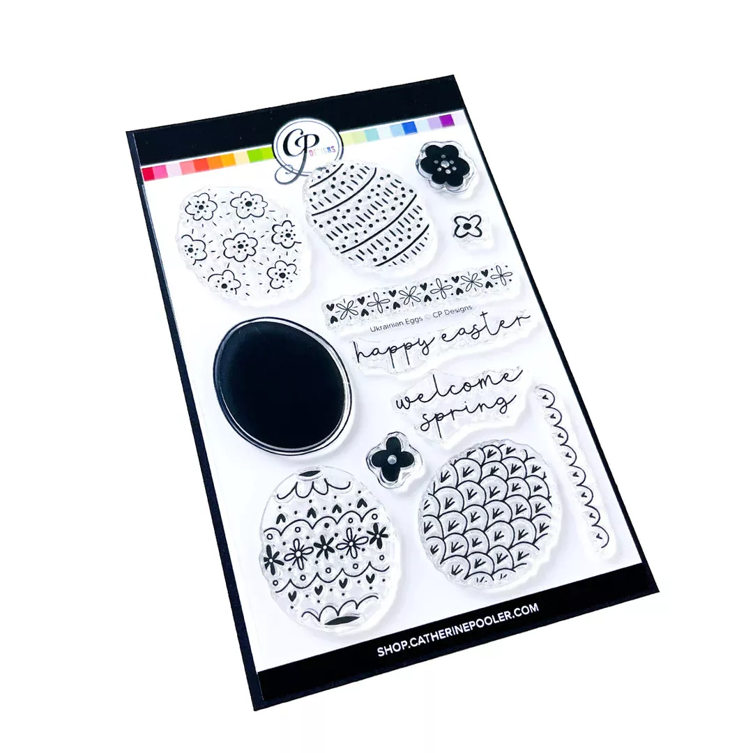 Stamps: Catherine Pooler Designs-Ukrainian Eggs Stamp Set